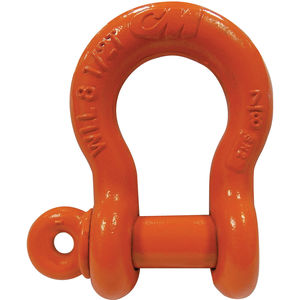 1" 20000 lb-WLL Painted Carbon Steel Screw Pin Anchor Shackle