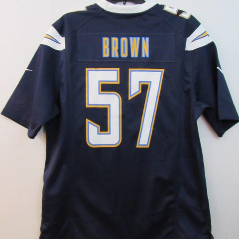 (NQP) Los Angeles Chargers BROWN #57 - Men