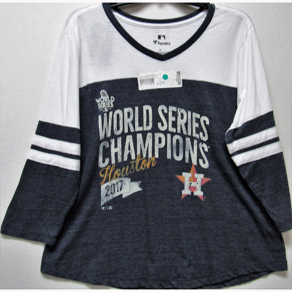 Women's Houston Astros 3/4 sleeve shirt